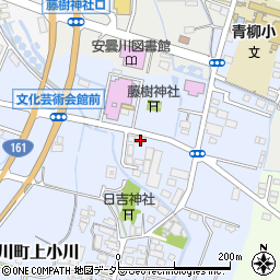 滋賀県高島市安曇川町上小川92周辺の地図