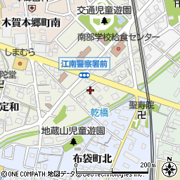 愛知県江南市木賀町大門209周辺の地図