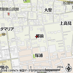 愛知県一宮市今伊勢町馬寄郷前周辺の地図