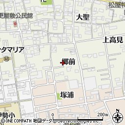 愛知県一宮市今伊勢町馬寄（郷前）周辺の地図