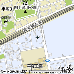 神奈川県平塚市黒部丘10周辺の地図