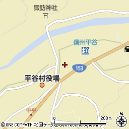 長野県下伊那郡平谷村252周辺の地図