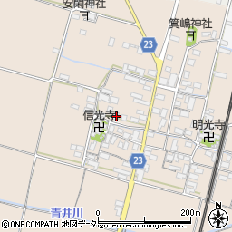 滋賀県高島市安曇川町三尾里426周辺の地図