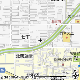 愛知県一宮市奥町七丁43-5周辺の地図