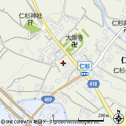 静岡県御殿場市仁杉757周辺の地図
