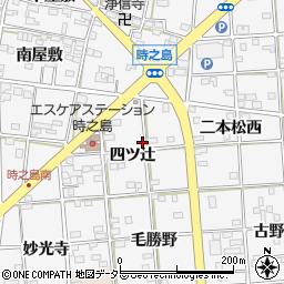 愛知県一宮市時之島四ツ辻46周辺の地図