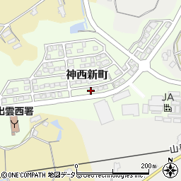 島根県出雲市神西新町132周辺の地図