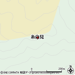 鳥取県八頭郡若桜町糸白見周辺の地図