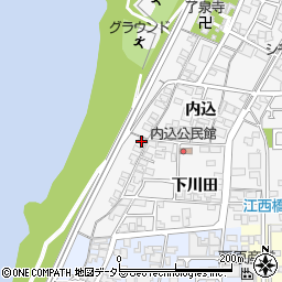 愛知県一宮市奥町堤下一94周辺の地図