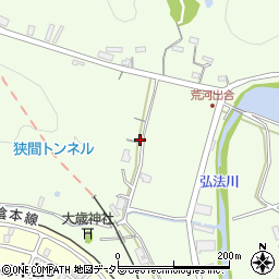 京都府福知山市下荒河周辺の地図