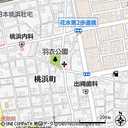 神奈川県平塚市桃浜町14-22周辺の地図