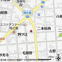 愛知県一宮市時之島四ツ辻66周辺の地図
