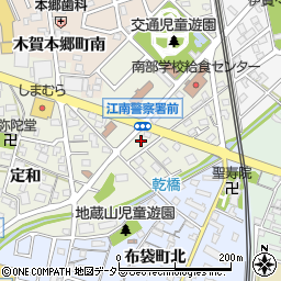 愛知県江南市木賀町大門103周辺の地図
