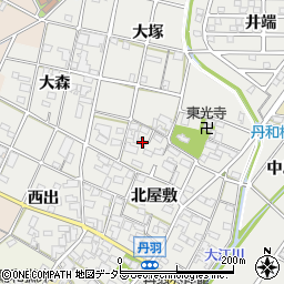 愛知県一宮市丹羽北屋敷1467周辺の地図