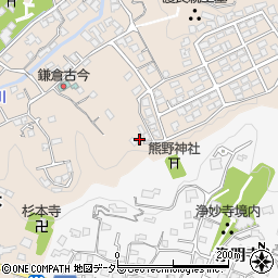 神奈川県鎌倉市二階堂822周辺の地図
