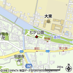七夕公園周辺の地図