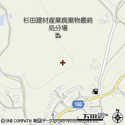 千葉県市原市万田野周辺の地図
