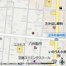 岐阜県羽島市竹鼻町狐穴1526周辺の地図