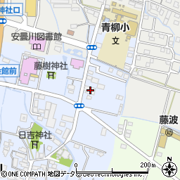 滋賀県高島市安曇川町上小川23周辺の地図