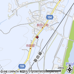 兵庫県朝来市和田山町枚田228周辺の地図