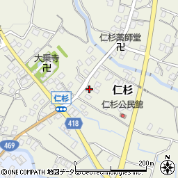 静岡県御殿場市仁杉691周辺の地図