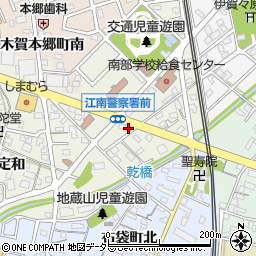 愛知県江南市木賀町大門74周辺の地図
