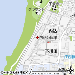 愛知県一宮市奥町堤下一97周辺の地図