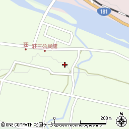 鳥取県西伯郡伯耆町荘121周辺の地図