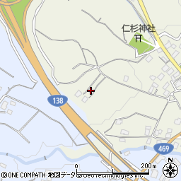 静岡県御殿場市仁杉809-8周辺の地図