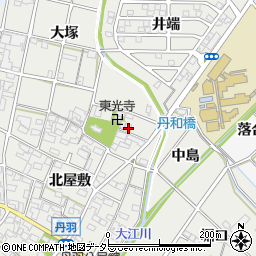 愛知県一宮市丹羽宮浦周辺の地図