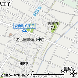 愛知県江南市安良町郷中29周辺の地図