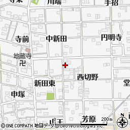 愛知県一宮市時之島西切野2周辺の地図