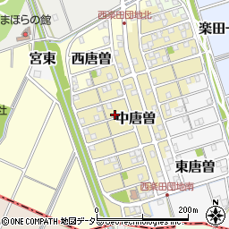 愛知県犬山市中唐曽周辺の地図