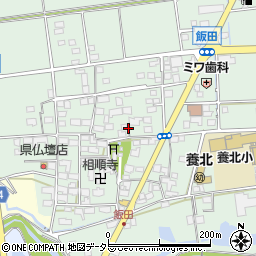 岐阜県養老町（養老郡）飯田周辺の地図