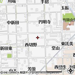 愛知県一宮市時之島西切野14周辺の地図
