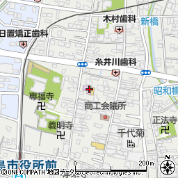羽島市歴史民俗資料館・映画資料館周辺の地図