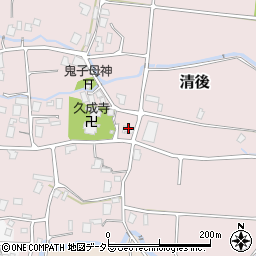 久成寺檀信徒会館周辺の地図