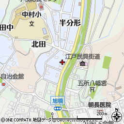 中井郵便局 ＡＴＭ周辺の地図