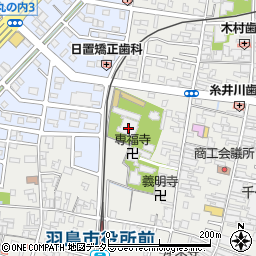 東本願寺竹鼻別院周辺の地図
