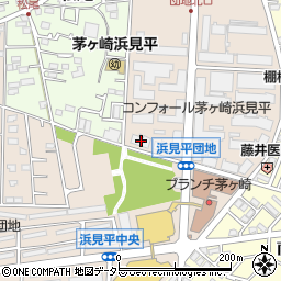 神奈川県茅ヶ崎市浜見平13-1周辺の地図
