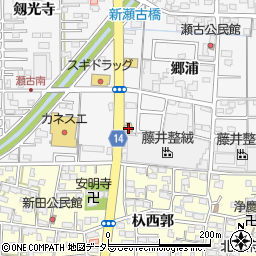 四川料理萬福周辺の地図