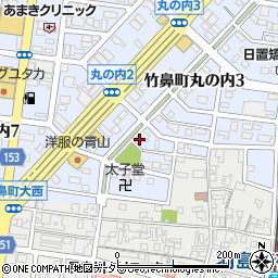 岐阜県羽島市竹鼻町丸の内2丁目104周辺の地図