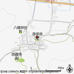 浄宗寺周辺の地図