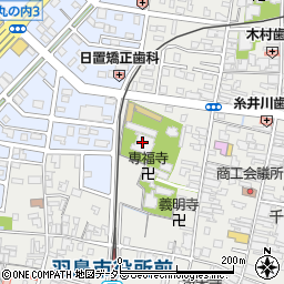 竹鼻別院周辺の地図