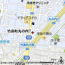 岐阜県羽島市竹鼻町丸の内7丁目66周辺の地図