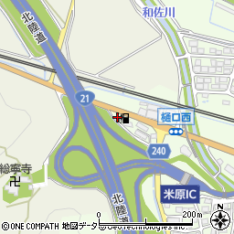 滋賀県米原市樋口251周辺の地図