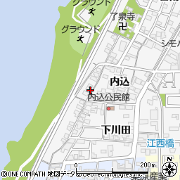 愛知県一宮市奥町堤下一98周辺の地図