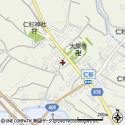 静岡県御殿場市仁杉780周辺の地図