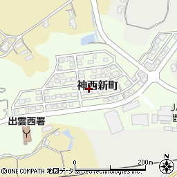 島根県出雲市神西新町112周辺の地図