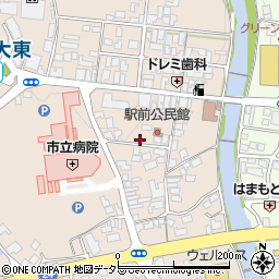 島根県雲南市大東町飯田駅前周辺の地図